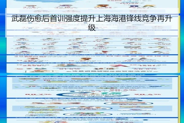 武磊伤愈后首训强度提升上海海港锋线竞争再升级